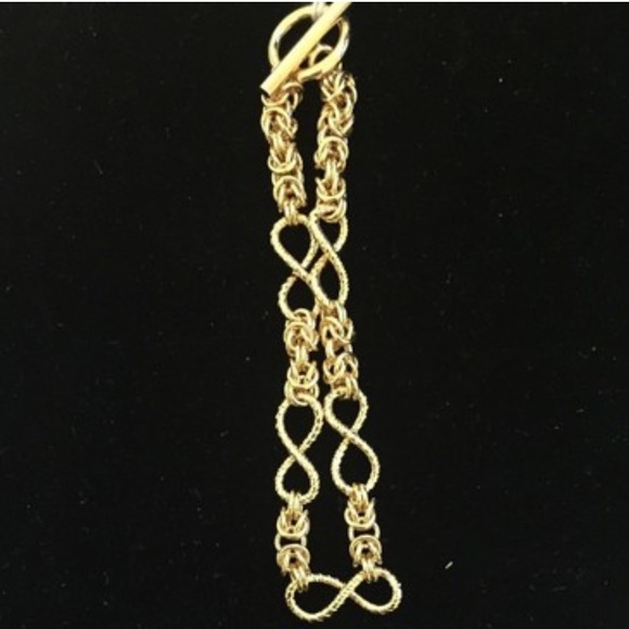 Byzantine and Infinity Link 7.25 inch Bracelet - Picture 2 of 9